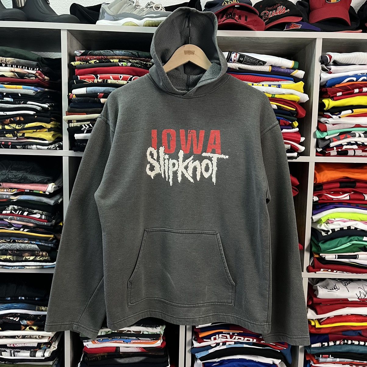 Band Tees VINTAGE 2001 SLIPKNOT IOWA TOUR HOODIE SLAYER RAMMSTEIN Size US M / EU 48-50 / 2 - 2 Thumbnail
