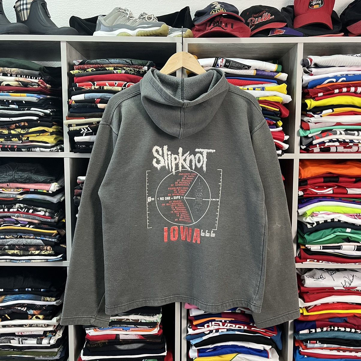 Band Tees VINTAGE 2001 SLIPKNOT IOWA TOUR HOODIE SLAYER RAMMSTEIN Size US M / EU 48-50 / 2 - 1 Thumbnail