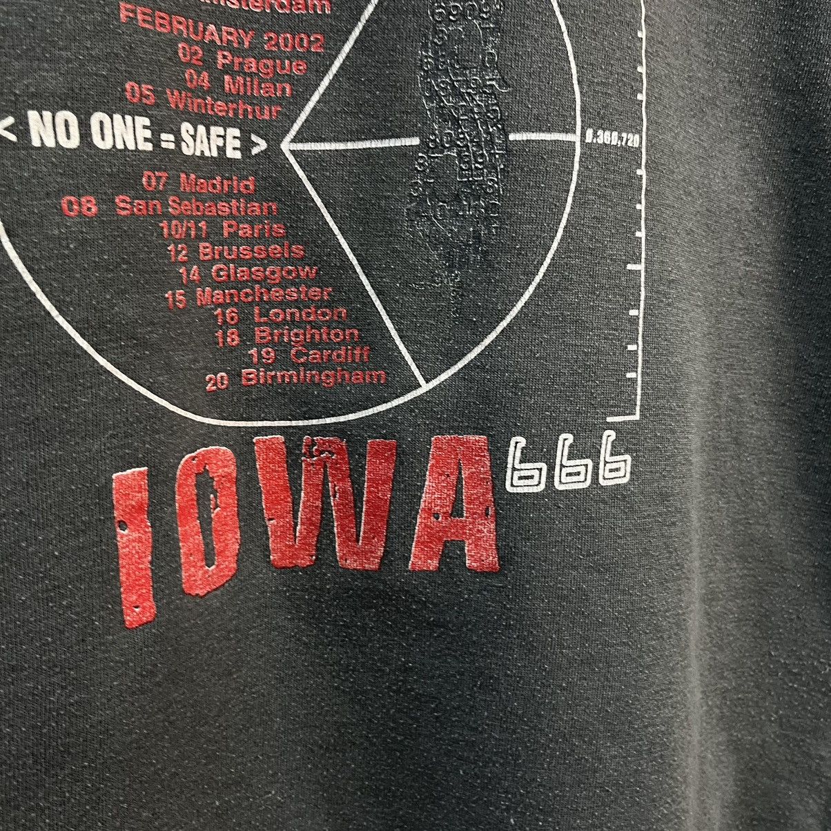 Band Tees VINTAGE 2001 SLIPKNOT IOWA TOUR HOODIE SLAYER RAMMSTEIN Size US M / EU 48-50 / 2 - 10 Thumbnail