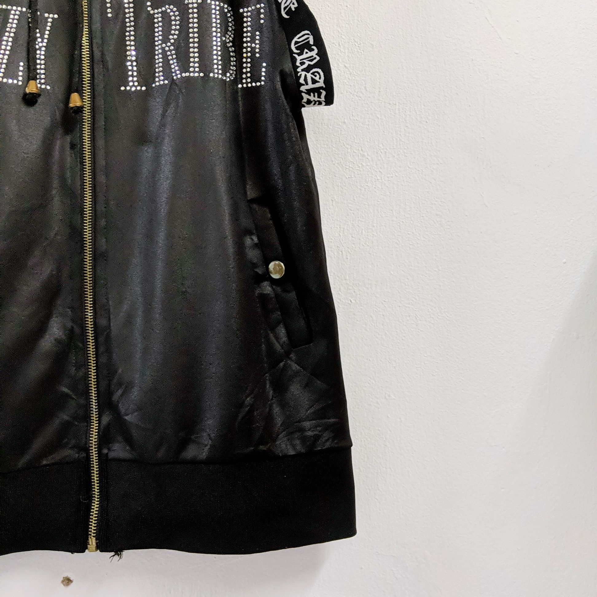 Japanese Brand × Vintage Vintage Crazy Tribe Zipper Ups Hooded Vest Size US S / EU 44-46 / 1 - 12 Thumbnail