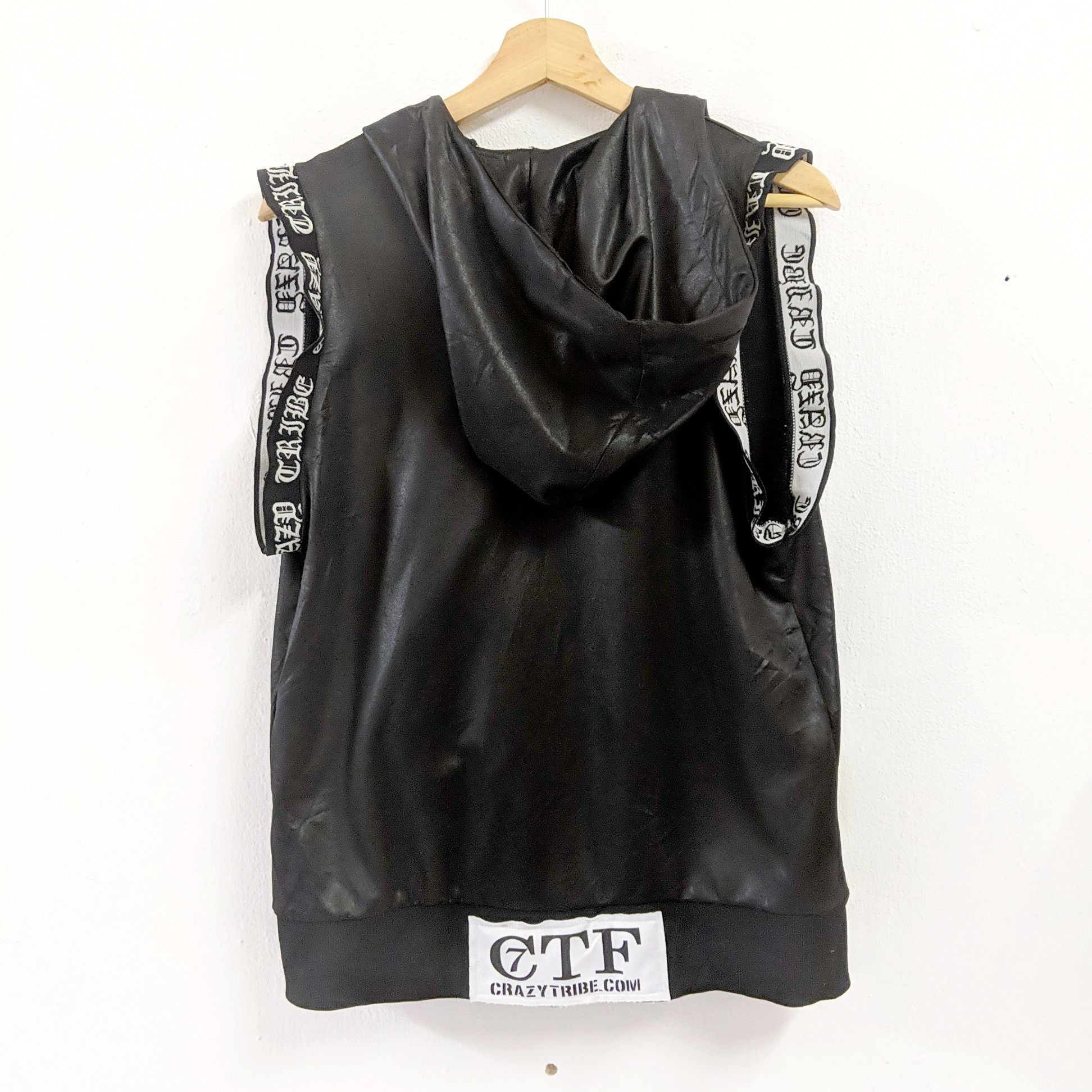 Japanese Brand × Vintage Vintage Crazy Tribe Zipper Ups Hooded Vest Size US S / EU 44-46 / 1 - 6 Thumbnail
