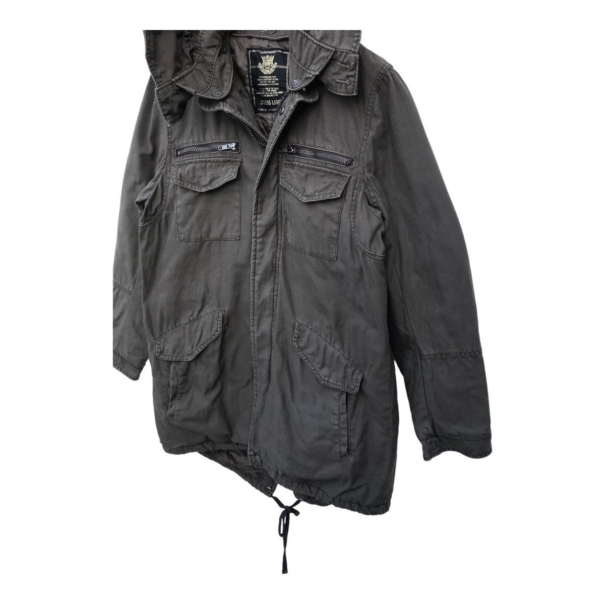 Japanese Brand 291295 Labo Fishtail Parka Fur Hoodie Jacket Size US S / EU 44-46 / 1 - 5 Thumbnail