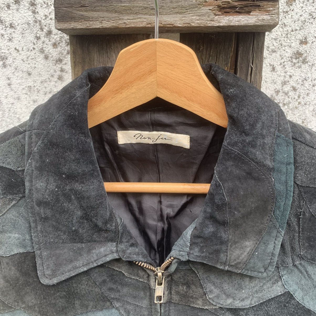Japanese Brand Japanese Vintage Zip Ups Leather Suede VERY RARE Jacket Size US S / EU 44-46 / 1 - 7 Thumbnail