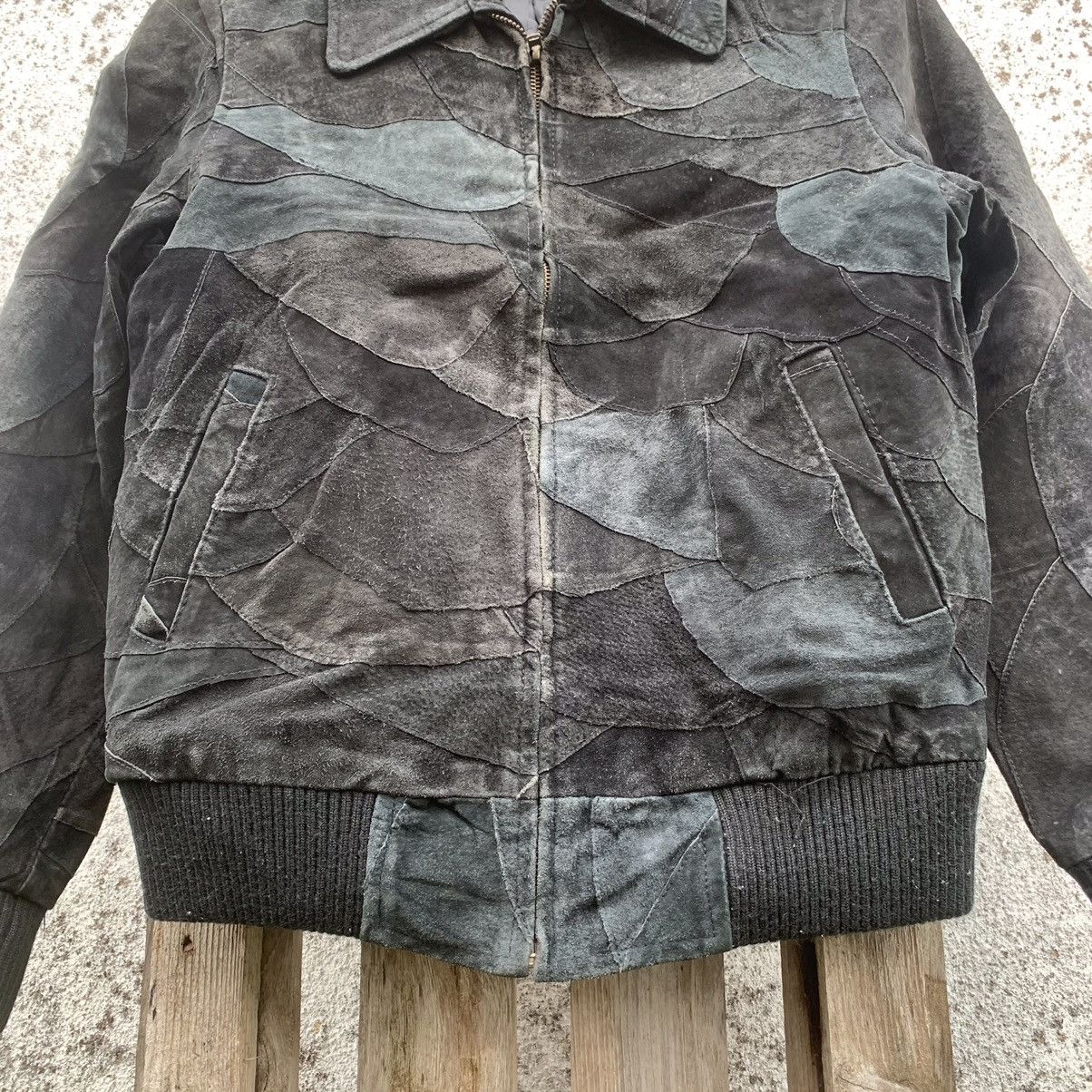 Japanese Brand Japanese Vintage Zip Ups Leather Suede VERY RARE Jacket Size US S / EU 44-46 / 1 - 5 Thumbnail