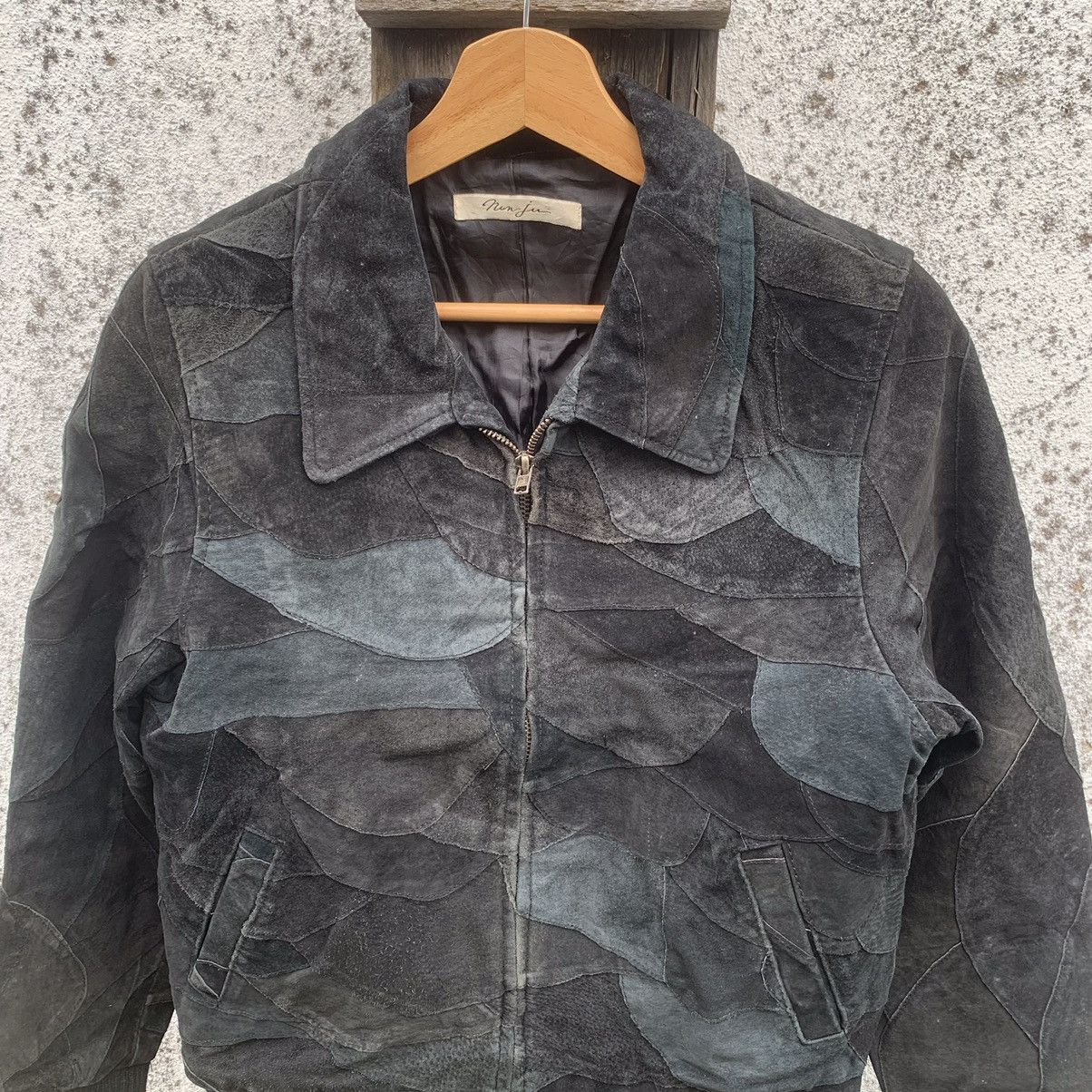 Japanese Brand Japanese Vintage Zip Ups Leather Suede VERY RARE Jacket Size US S / EU 44-46 / 1 - 3 Thumbnail