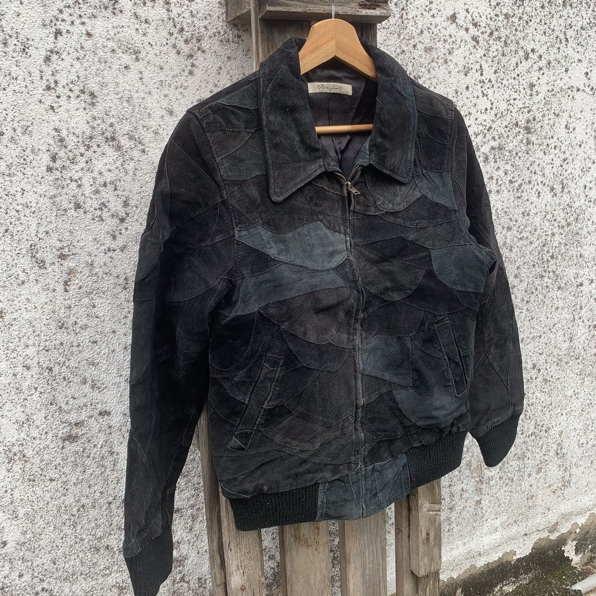 Japanese Brand Japanese Vintage Zip Ups Leather Suede VERY RARE Jacket Size US S / EU 44-46 / 1 - 2 Thumbnail