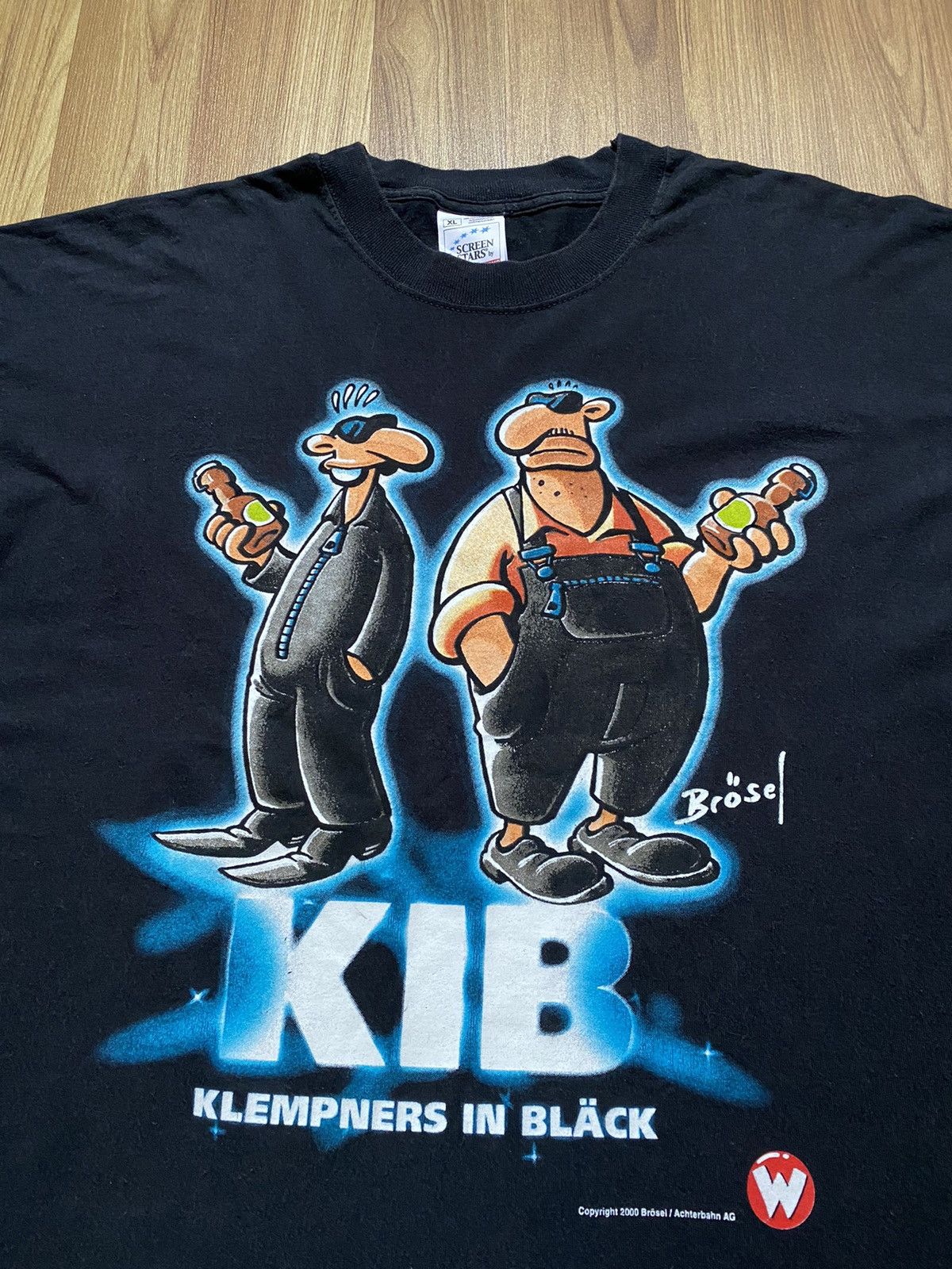 Band Tees Vintage Y2K Klempners In Black KIB 2000 T Shirt Tee Size US XL / EU 56 / 4 - 2 Thumbnail