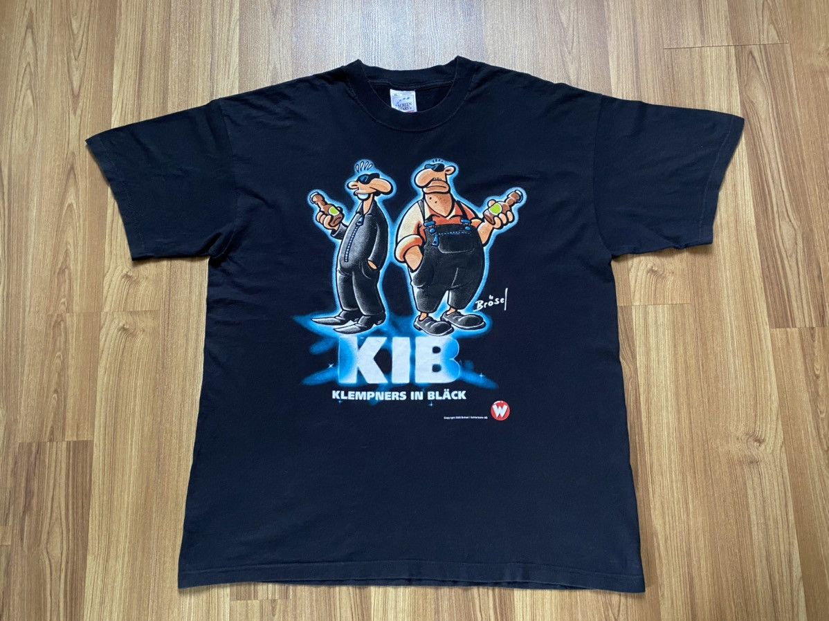 Band Tees Vintage Y2K Klempners In Black KIB 2000 T Shirt Tee Size US XL / EU 56 / 4 - 1 Thumbnail