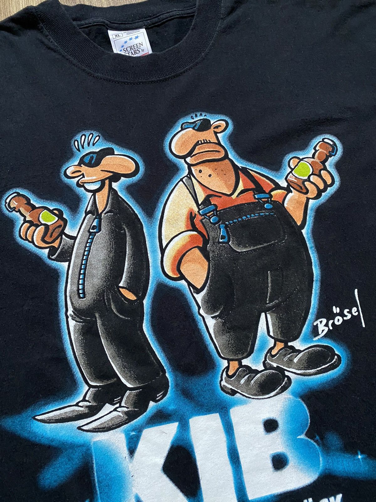 Band Tees Vintage Y2K Klempners In Black KIB 2000 T Shirt Tee Size US XL / EU 56 / 4 - 4 Thumbnail
