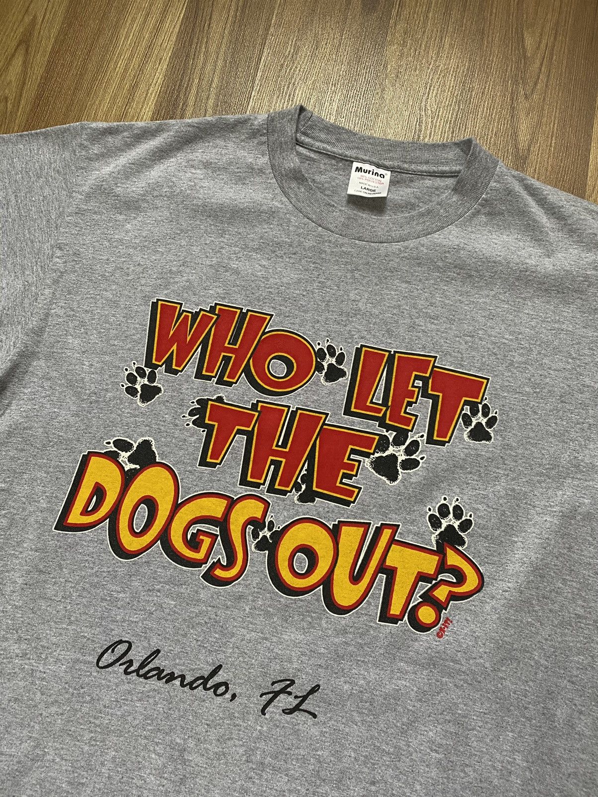 Band Tees Vintage Y2K Who Let The Dogs Out T Shirt Murina Baha Tee Size US L / EU 52-54 / 3 - 2 Thumbnail