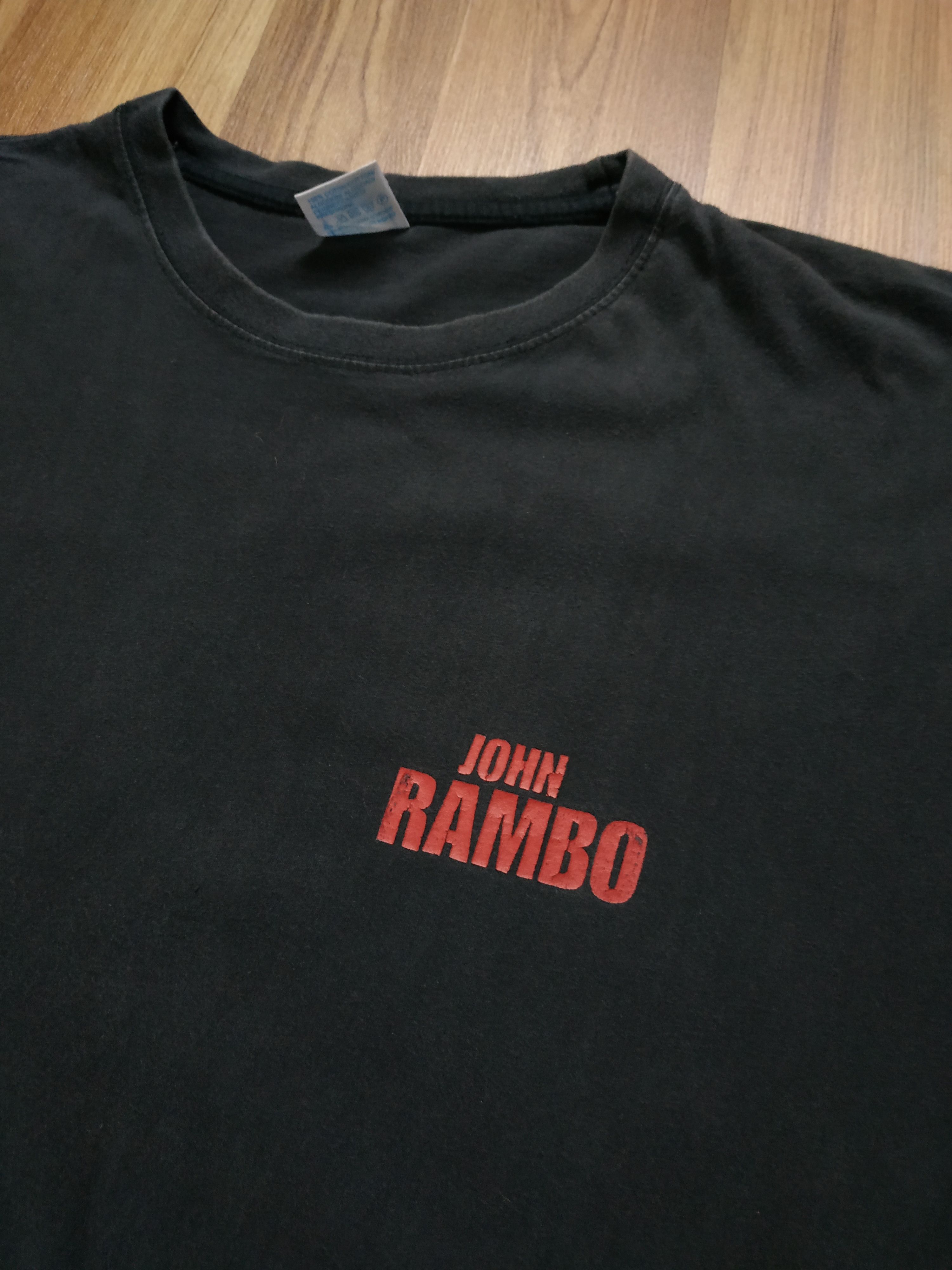 Other Vintage John Rambo Sylvester Stallone T Shirt Terminator Size US L / EU 52-54 / 3 - 3 Thumbnail