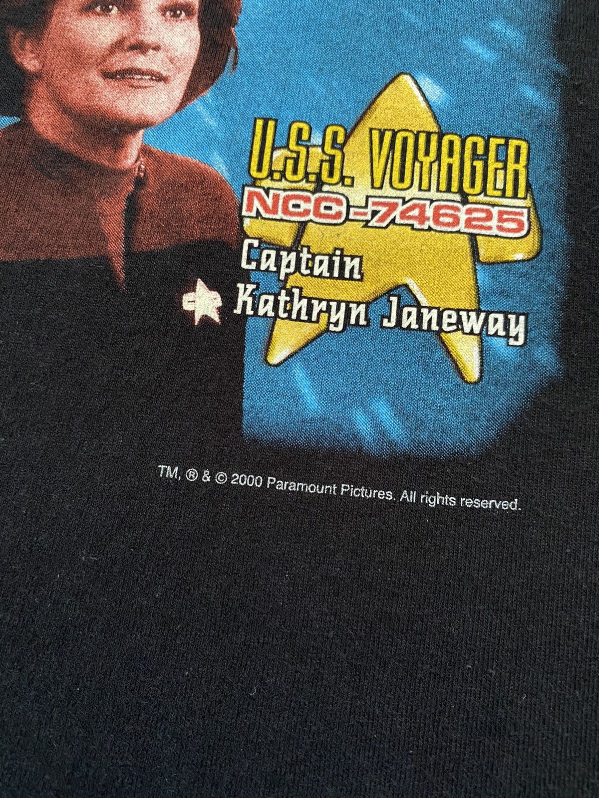Vintage Vintage Star Trek Ships and Captains 2000 T Shirt Star Wars Size US XL / EU 56 / 4 - 3 Thumbnail