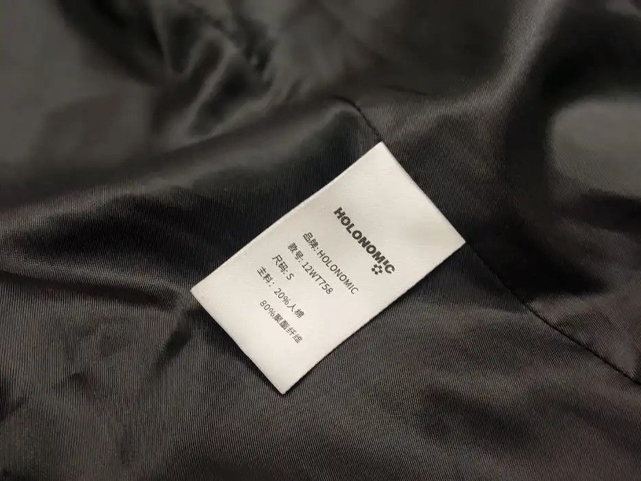 Japanese Brand Holonomic Designer Japanese Black Womens Jacket Size S / US 4 / IT 40 - 10 Thumbnail