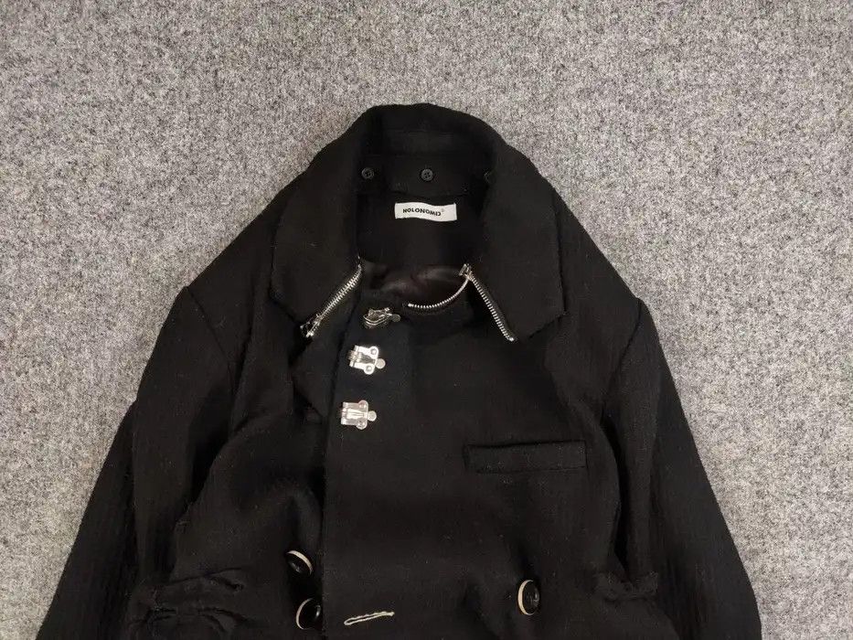 Japanese Brand Holonomic Designer Japanese Black Womens Jacket Size S / US 4 / IT 40 - 3 Thumbnail