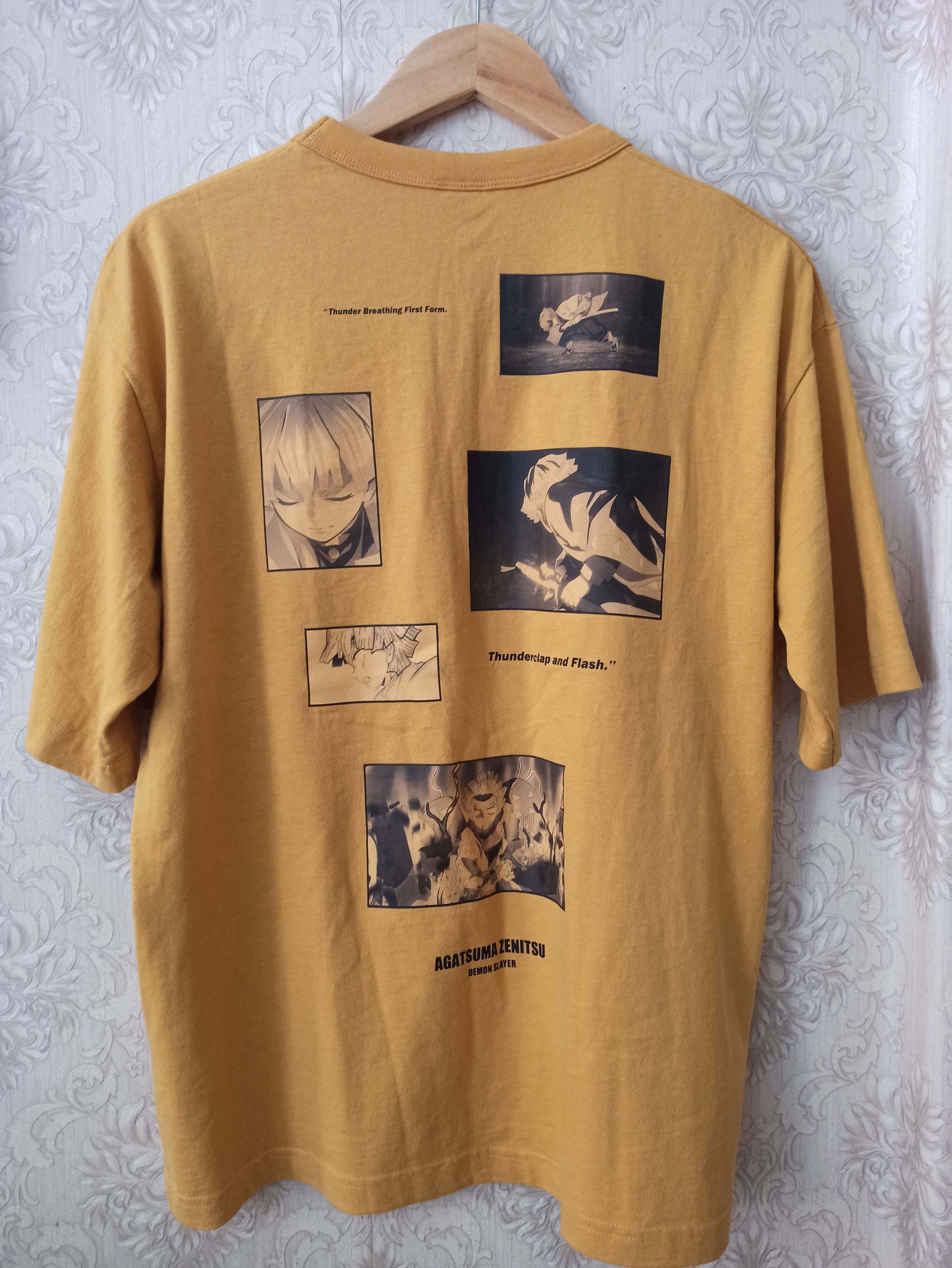 Anime Demon Slayer Zenitsu T-Shirt Size US M / EU 48-50 / 2 - 1 Thumbnail