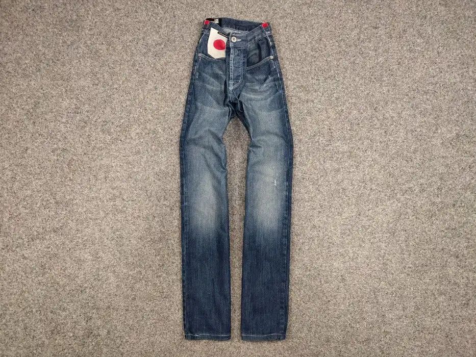 Moschino Love Moschino Italy Designer Japan Logo Faded Denim Jeans Size US 34 / EU 50 - 1 Thumbnail