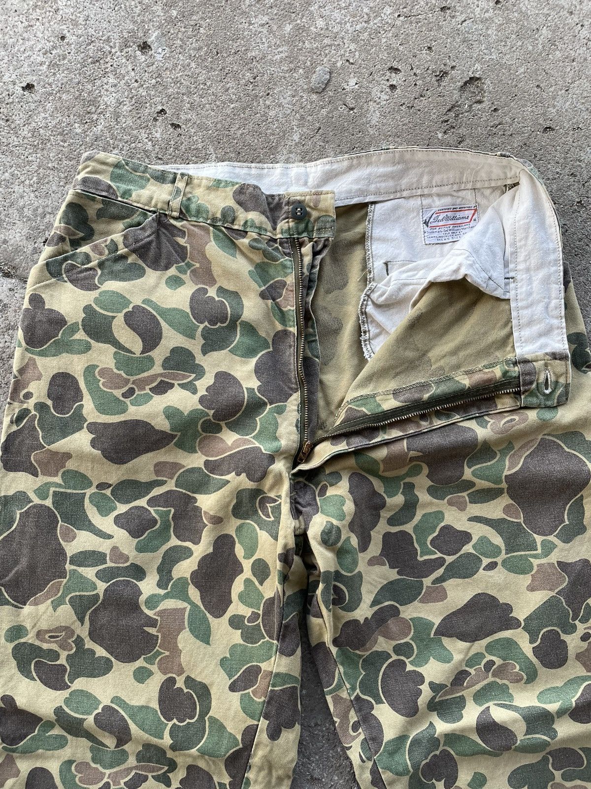 Sears Vintage casual pants Hunting Camo design Ted Williams sears Size US 33 - 4 Thumbnail