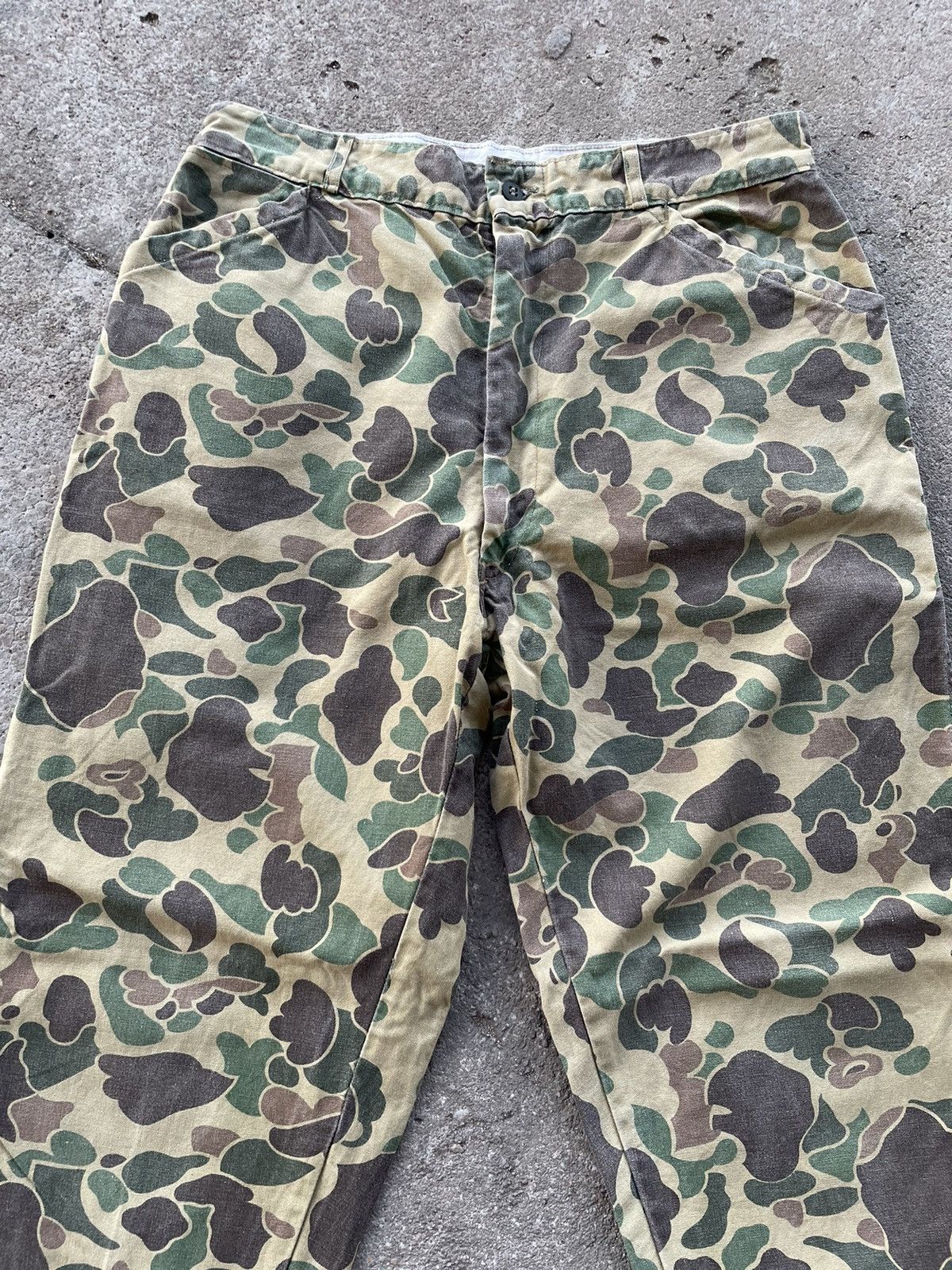 Sears Vintage casual pants Hunting Camo design Ted Williams sears Size US 33 - 3 Thumbnail