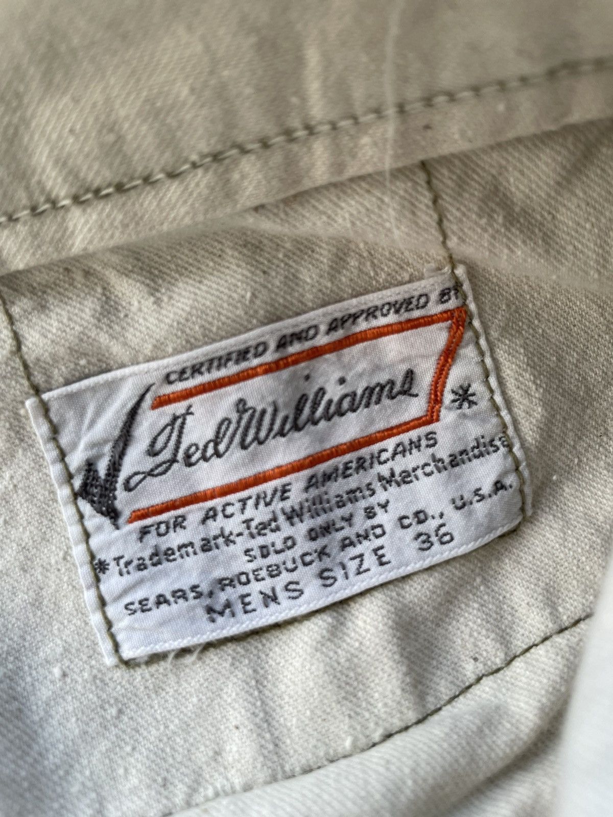 Sears Vintage casual pants Hunting Camo design Ted Williams sears Size US 33 - 7 Thumbnail