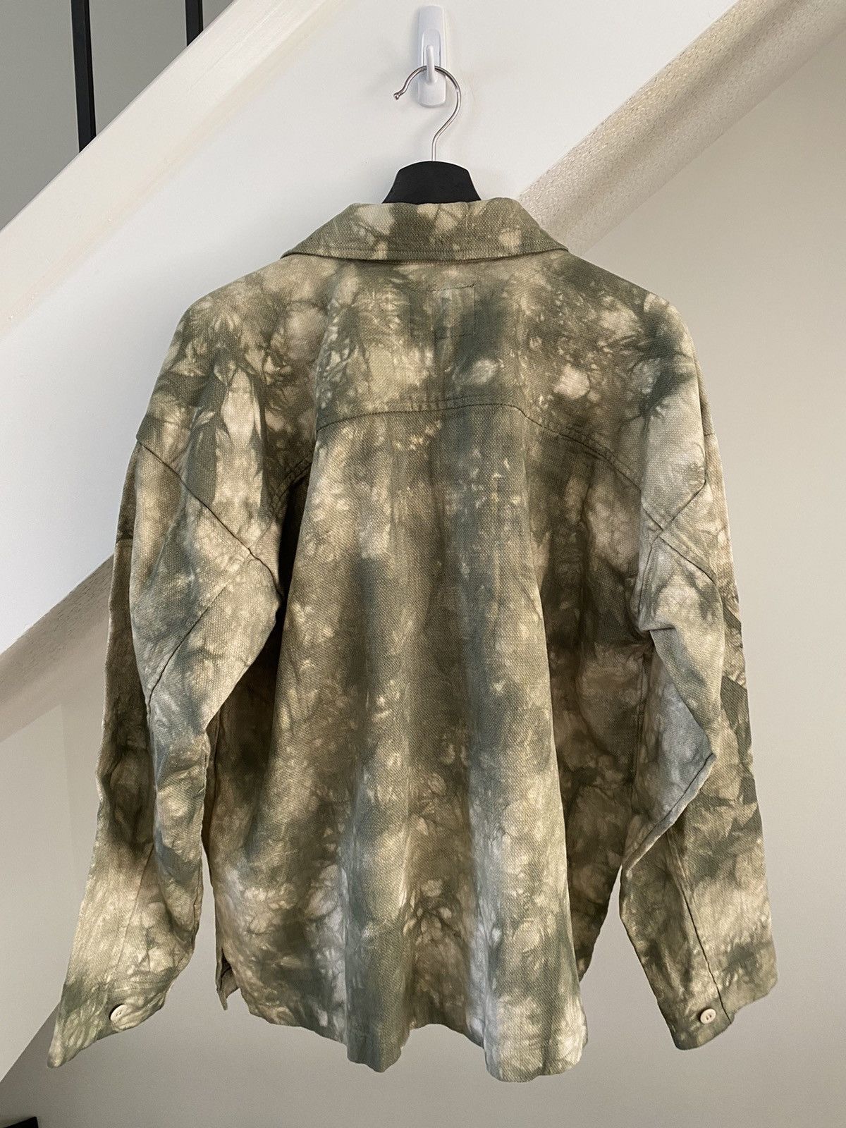 Nicholas Daley 2021 heavy military tie dye shirt jacket, size 40 Size US M / EU 48-50 / 2 - 2 Thumbnail