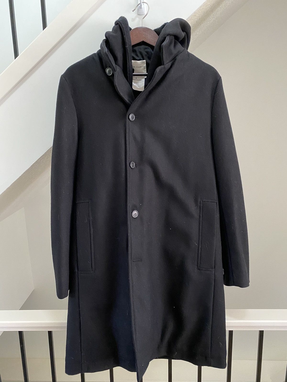 Stephan Schneider Black wool “Merino” Coat size 4 Size US S / EU 44-46 / 1 - 1 Preview
