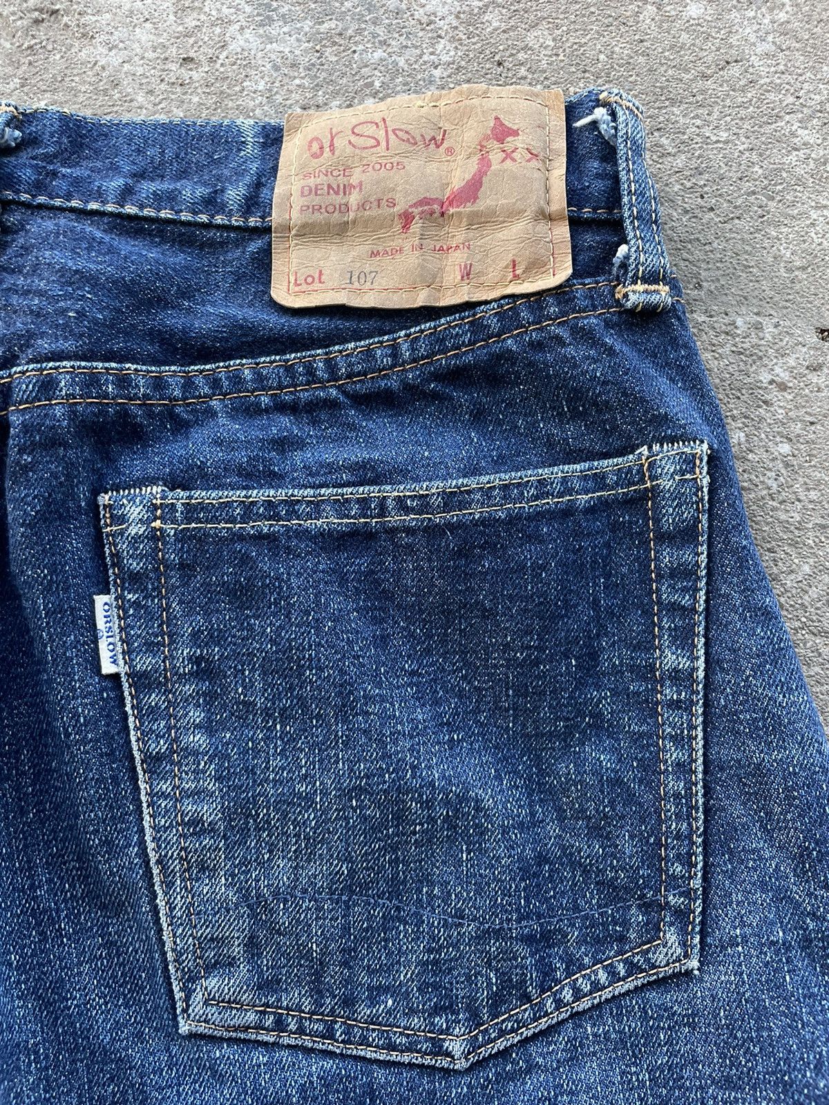 Japanese Brand Orslow Lot 107 selvage Jeans Size US 29 - 6 Thumbnail