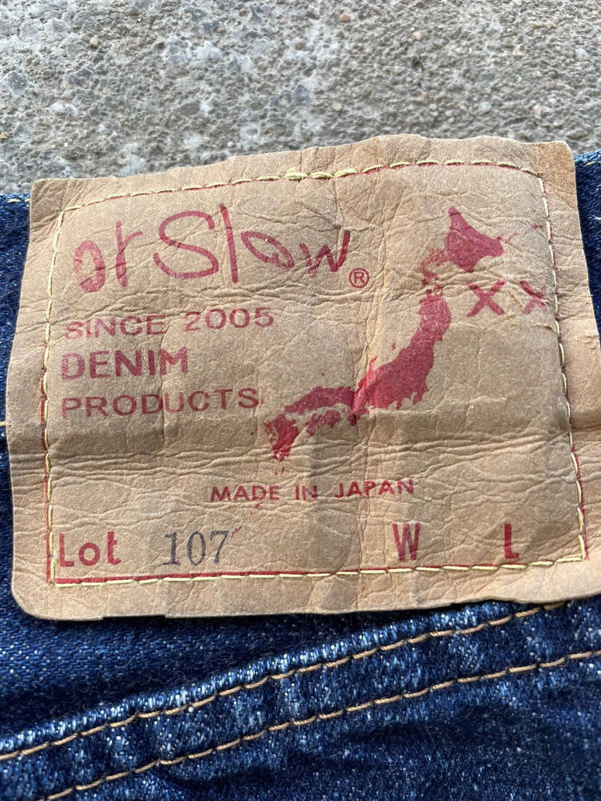 Japanese Brand Orslow Lot 107 selvage Jeans Size US 29 - 8 Thumbnail