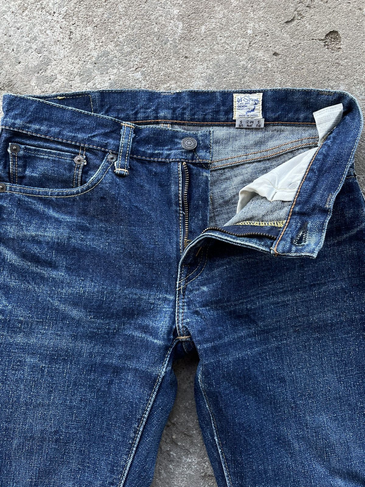 Japanese Brand Orslow Lot 107 selvage Jeans Size US 29 - 5 Thumbnail