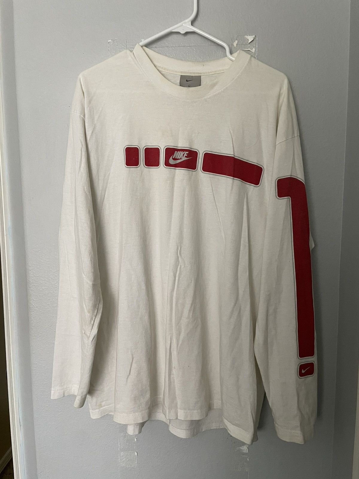 Nike × Vintage Vintage Y2K Nike Longsleeve Size US L / EU 52-54 / 3 - 1 Thumbnail