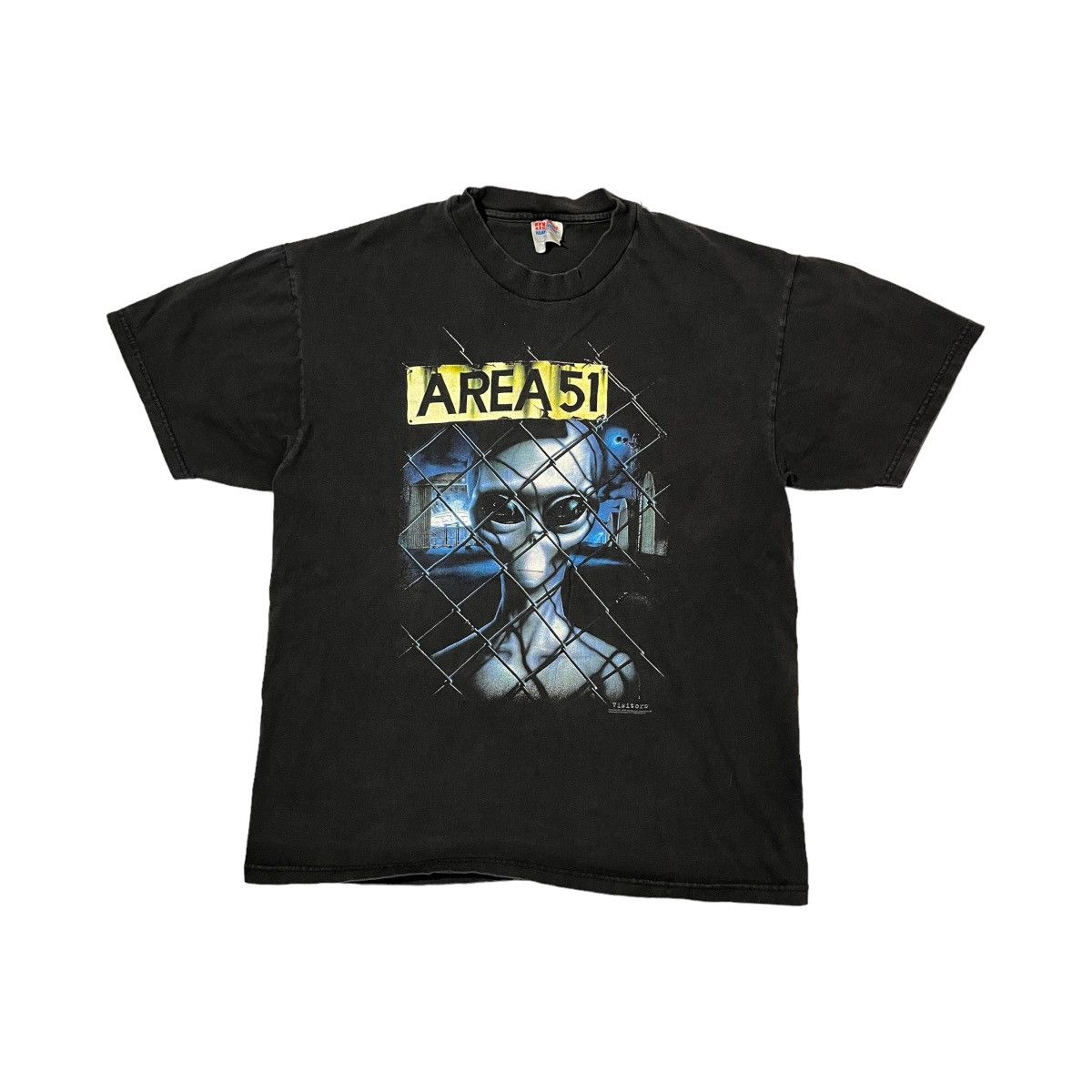 古着 90s AREA 51 美女 エイリアン UFO グラフィック Tシャツ XL 古着【10off】 - 古着 通販 ヴィンテージ 古着屋  Dracaena ドラセナ