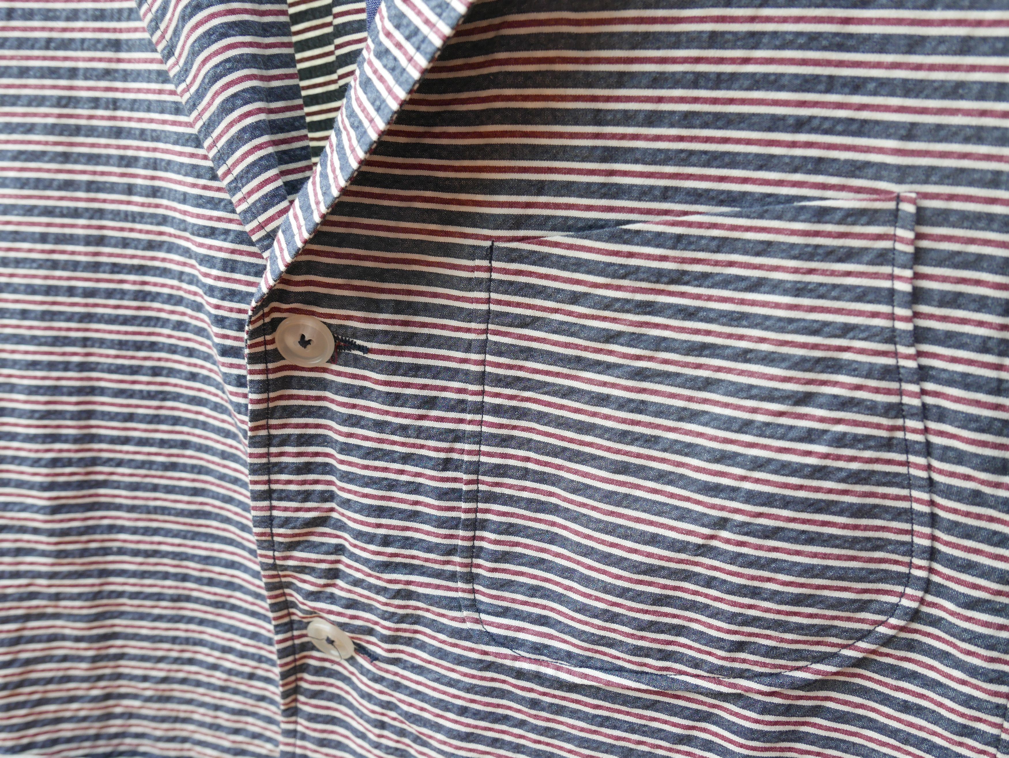 Monitaly NEW Striped Seersucker Blazer Size 40R - 4 Thumbnail