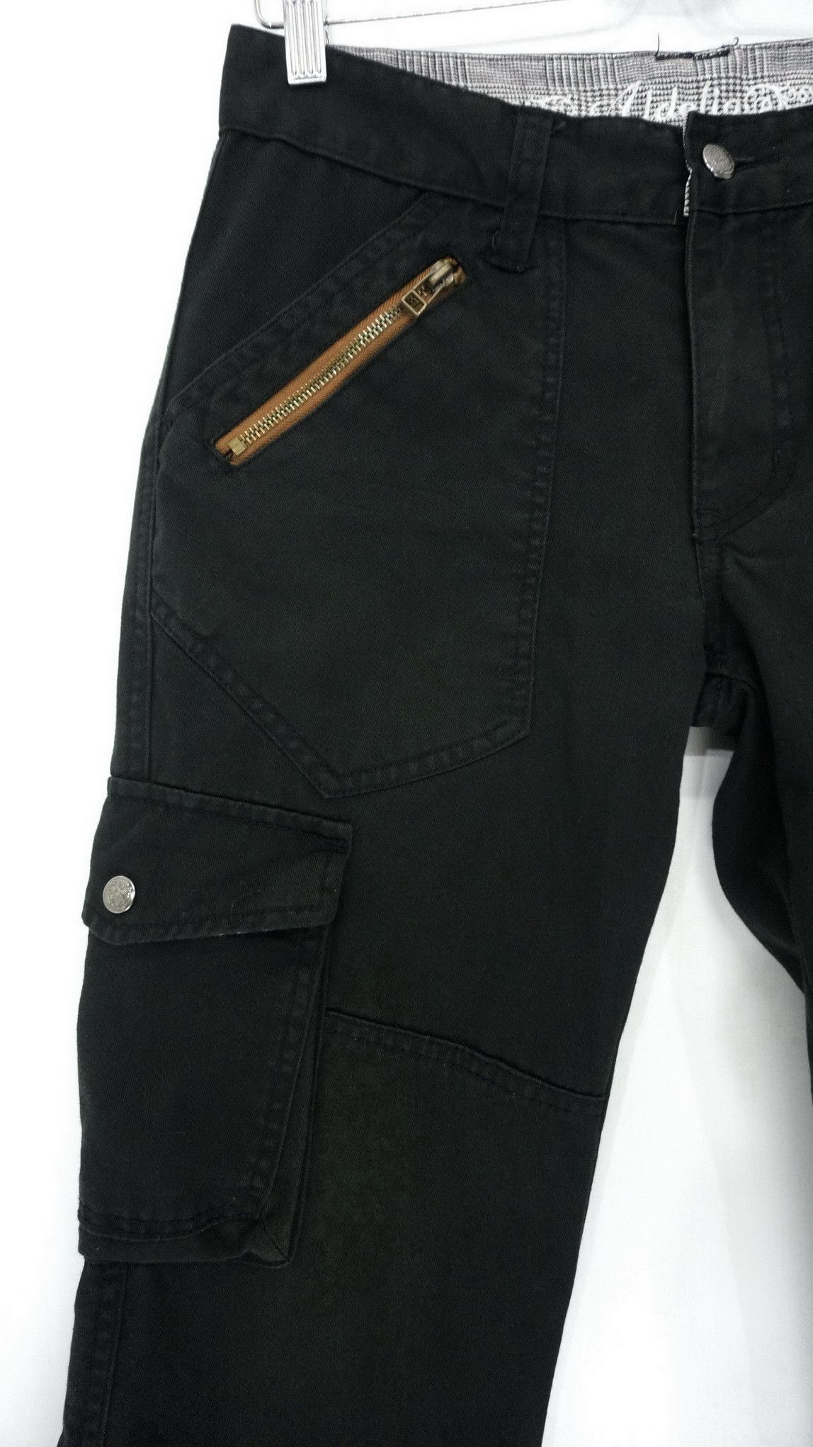 Japanese Brand Japanese ADELIA Multipocket Tactical Black Cargo Pants Size US 29 - 5 Thumbnail