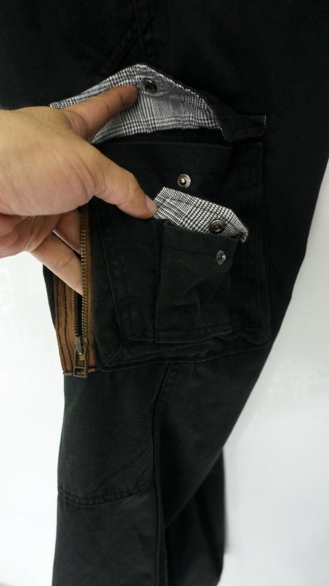 Japanese Brand Japanese ADELIA Multipocket Tactical Black Cargo Pants Size US 29 - 11 Thumbnail
