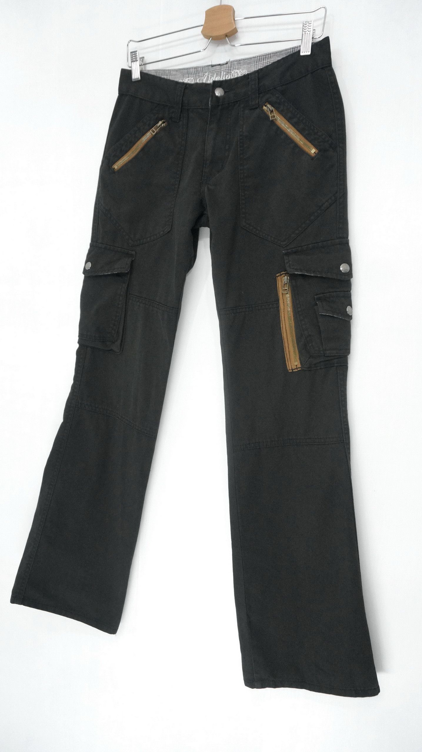 Japanese Brand Japanese ADELIA Multipocket Tactical Black Cargo Pants Size US 29 - 2 Thumbnail