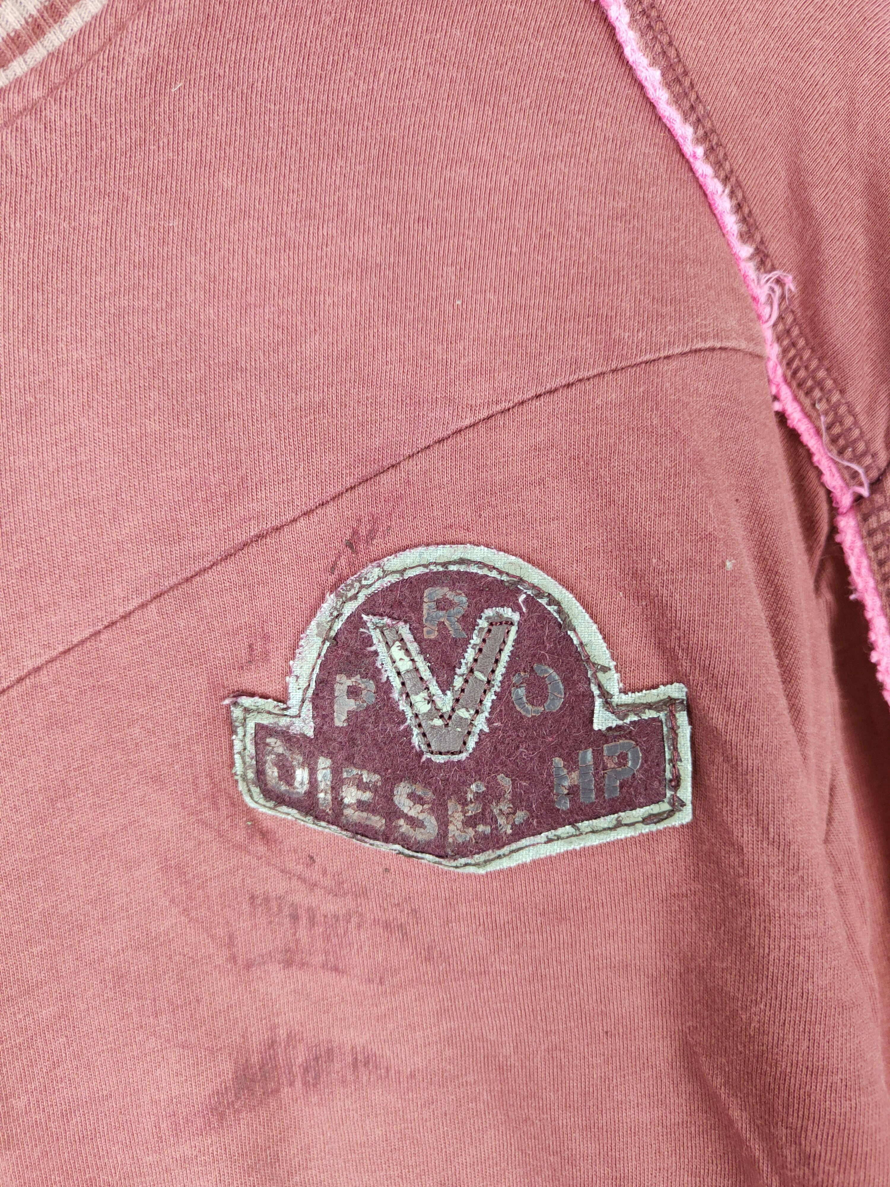 Diesel DL Diesel Purple distressed vintage Sweater #4904 Size US M / EU 48-50 / 2 - 3 Thumbnail