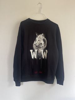 Off white wolf sweatshirt sale