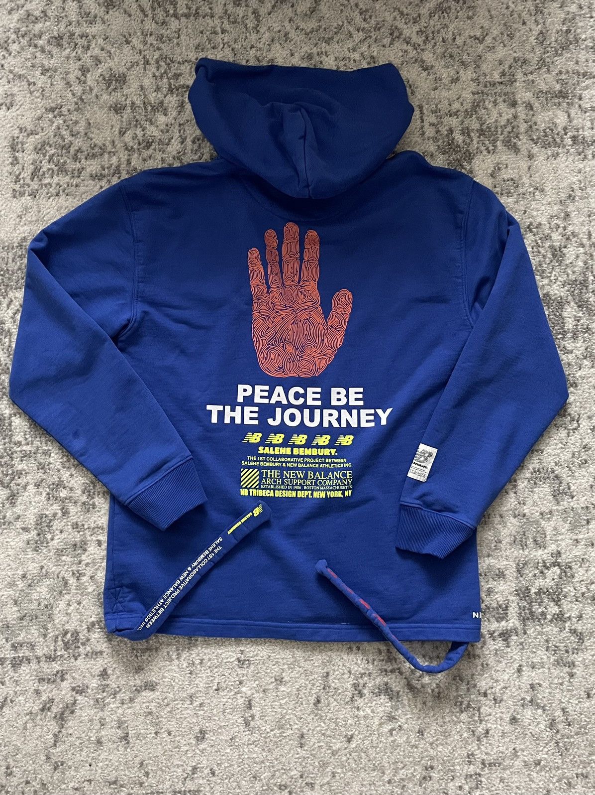 New Balance × Salehe Bembury New Balance x Salehe Bembury Peace Hoodie Size US S / EU 44-46 / 1 - 2 Thumbnail