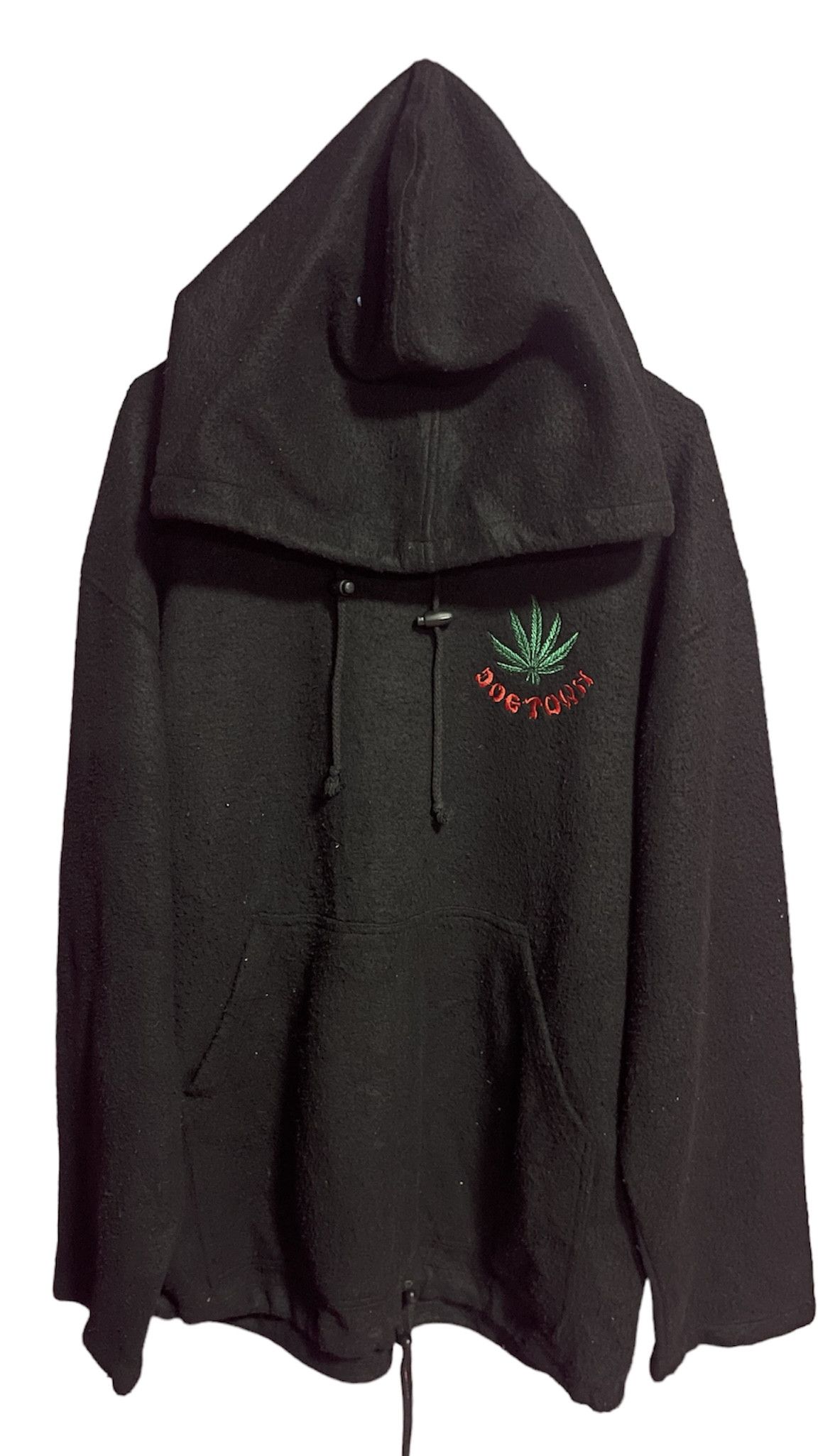 image of Dogtown x Vintage Dog Town Sweatshirt Fleece Hooded in Black, Men's (Size Medium)