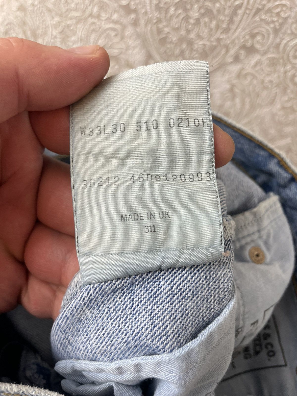 Levi's × Levi's Vintage Clothing × Vintage Vintage Levi’s 501 510 02 1990s washed denim Size US 33 - 5 Thumbnail