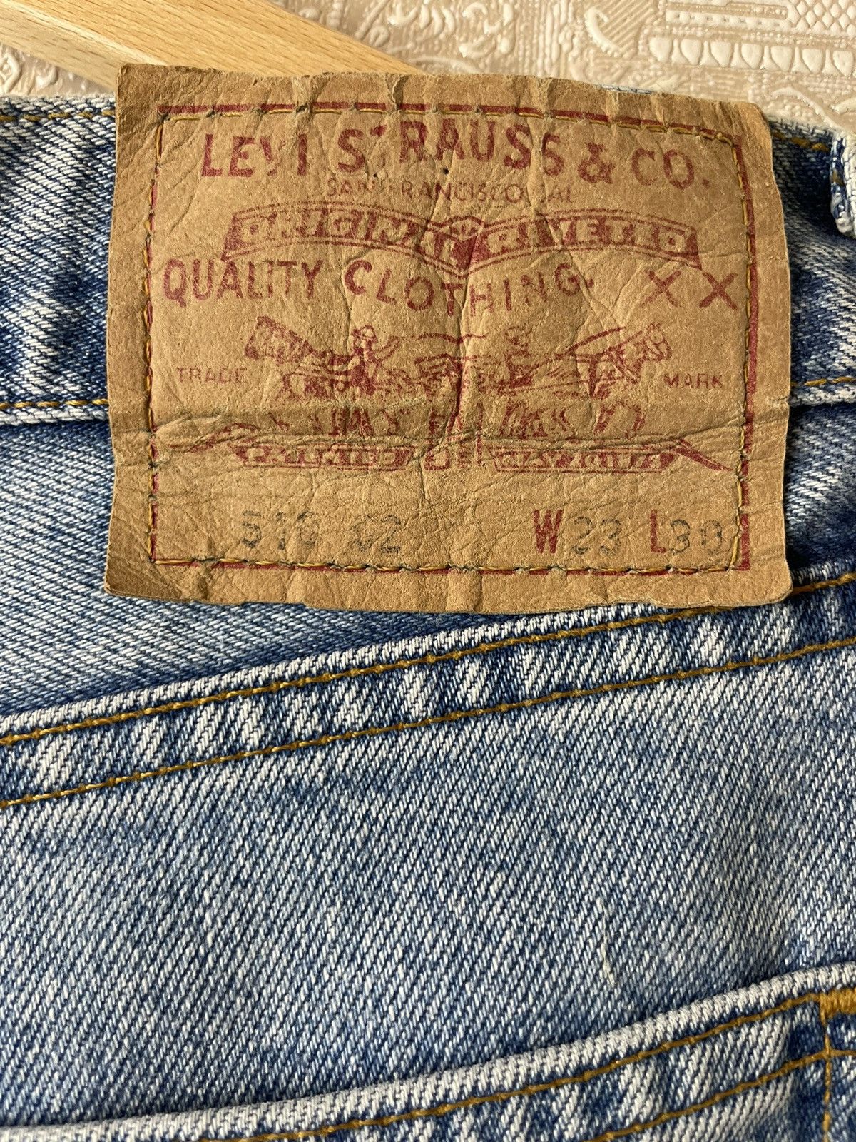 Levi's × Levi's Vintage Clothing × Vintage Vintage Levi’s 501 510 02 1990s washed denim Size US 33 - 4 Thumbnail