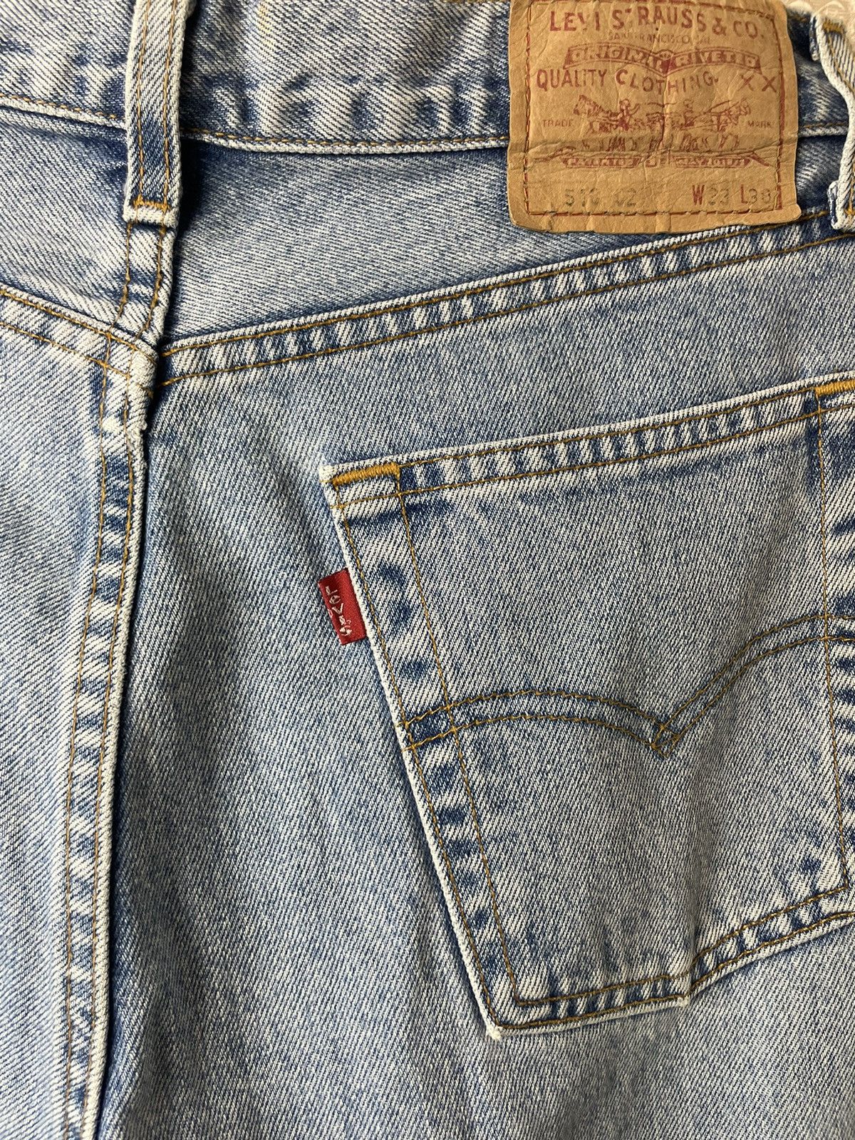 Levi's × Levi's Vintage Clothing × Vintage Vintage Levi’s 501 510 02 1990s washed denim Size US 33 - 2 Thumbnail