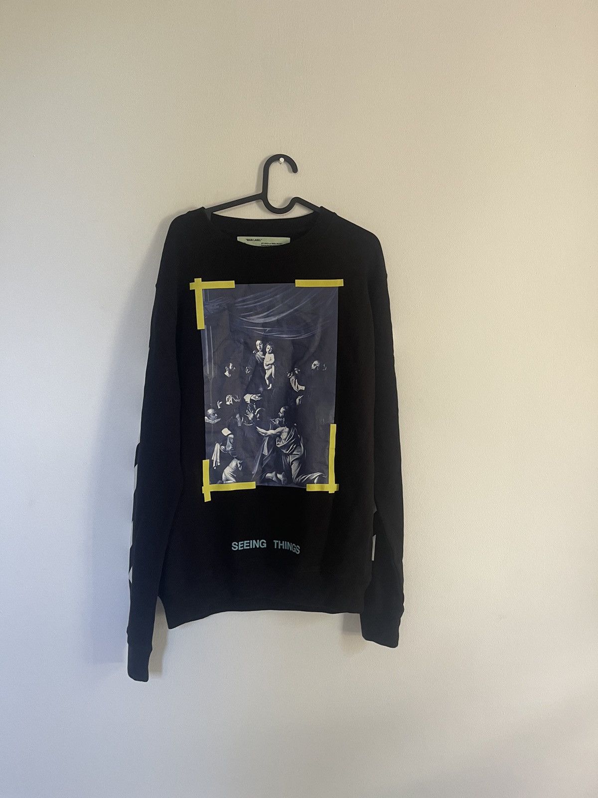 Off-White Off white Caravaggio sweatshirt Size US L / EU 52-54 / 3 - 1 Thumbnail