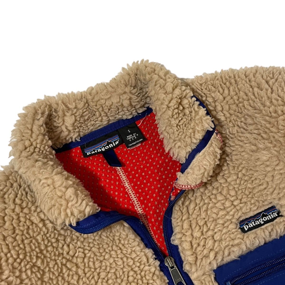 Patagonia × Vintage 2001 Patagonia Classic Oatmeal Retro X Jacket Deep Pile Size US S / EU 44-46 / 1 - 2 Thumbnail