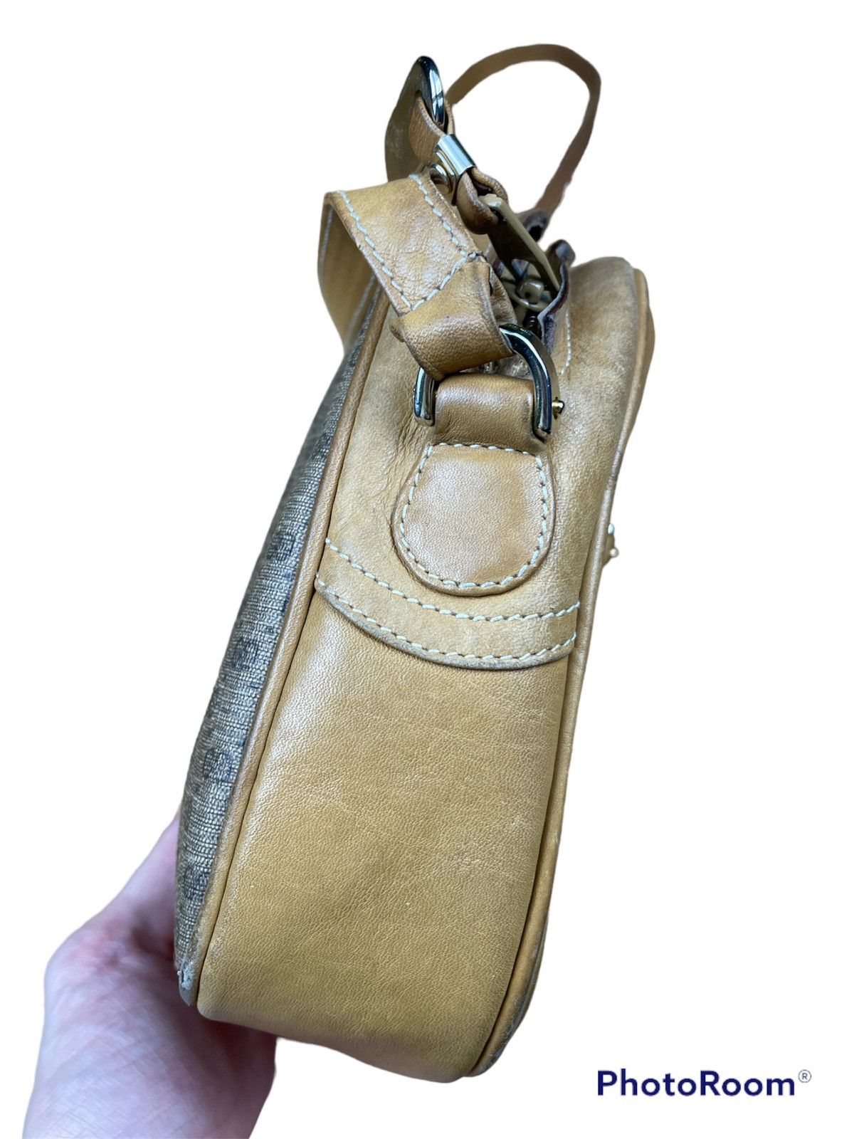 Gucci Gucci Monogram Shoulder Bag 1955 Vintage Size ONE SIZE - 4 Thumbnail