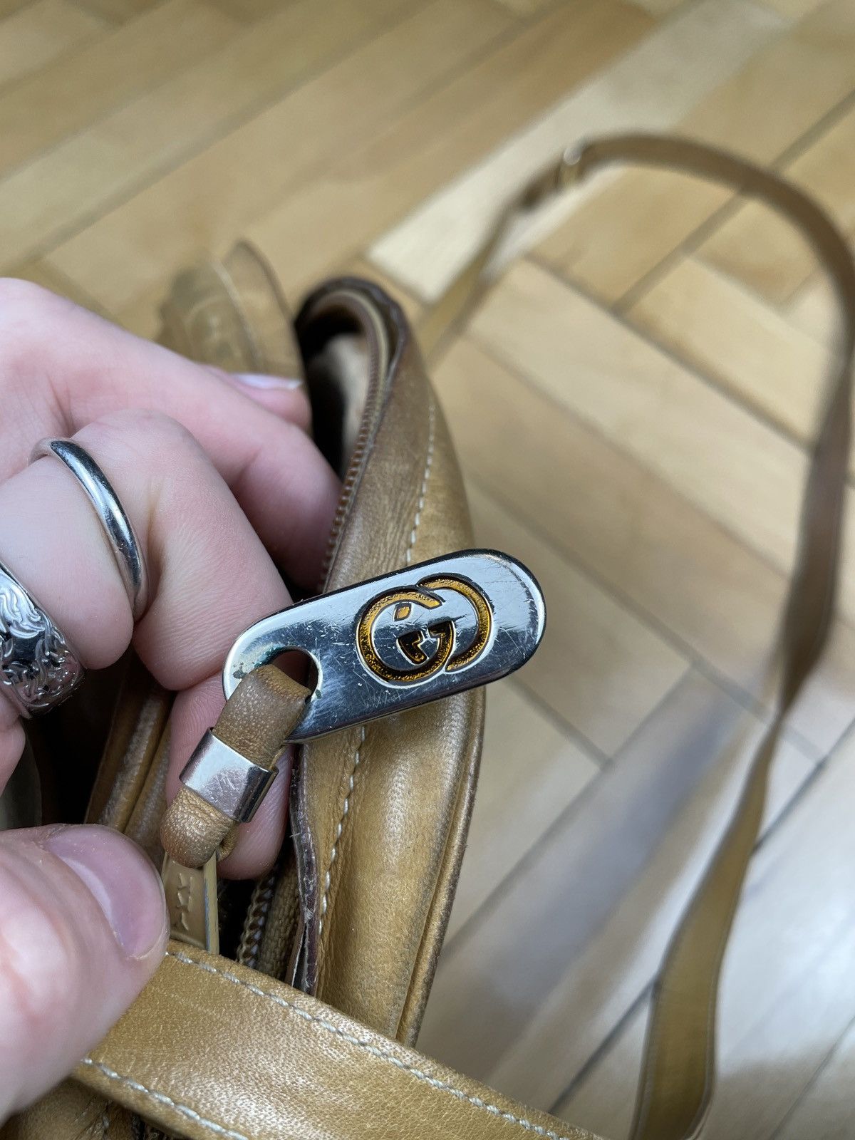 Gucci Gucci Monogram Shoulder Bag 1955 Vintage Size ONE SIZE - 13 Thumbnail