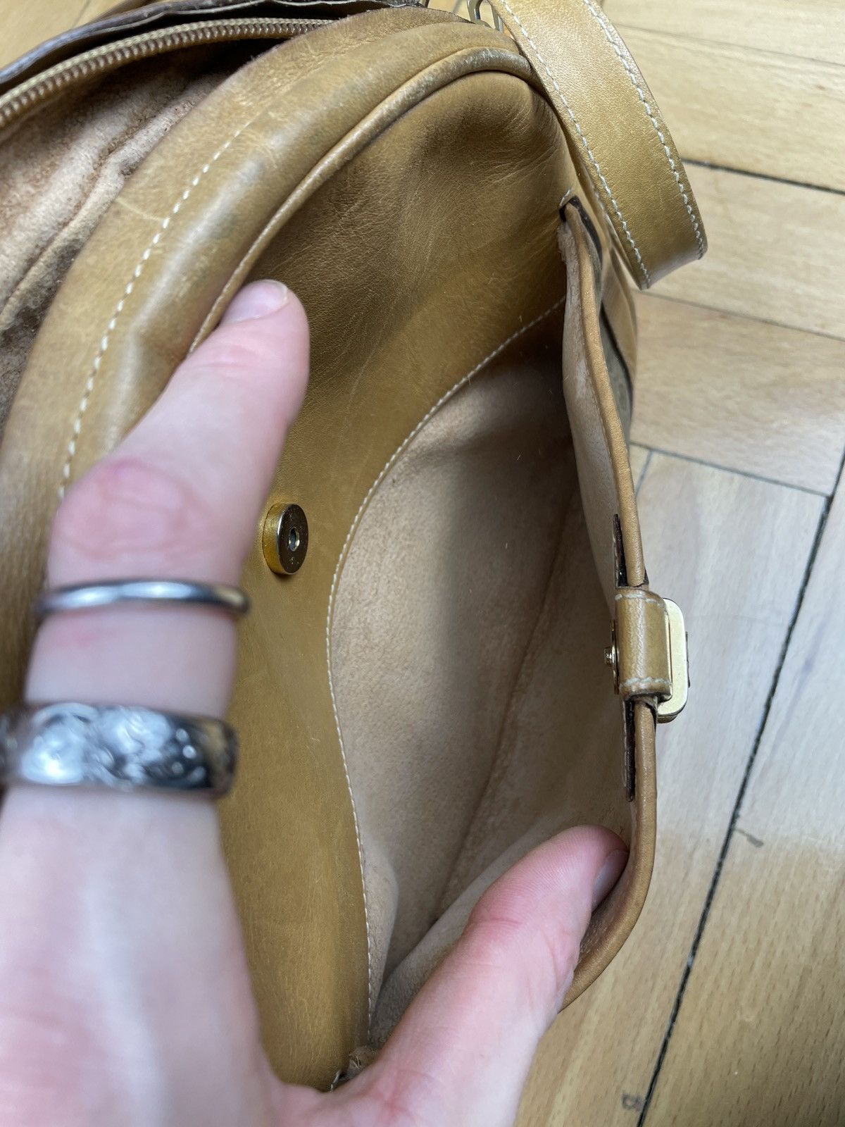 Gucci Gucci Monogram Shoulder Bag 1955 Vintage Size ONE SIZE - 15 Thumbnail
