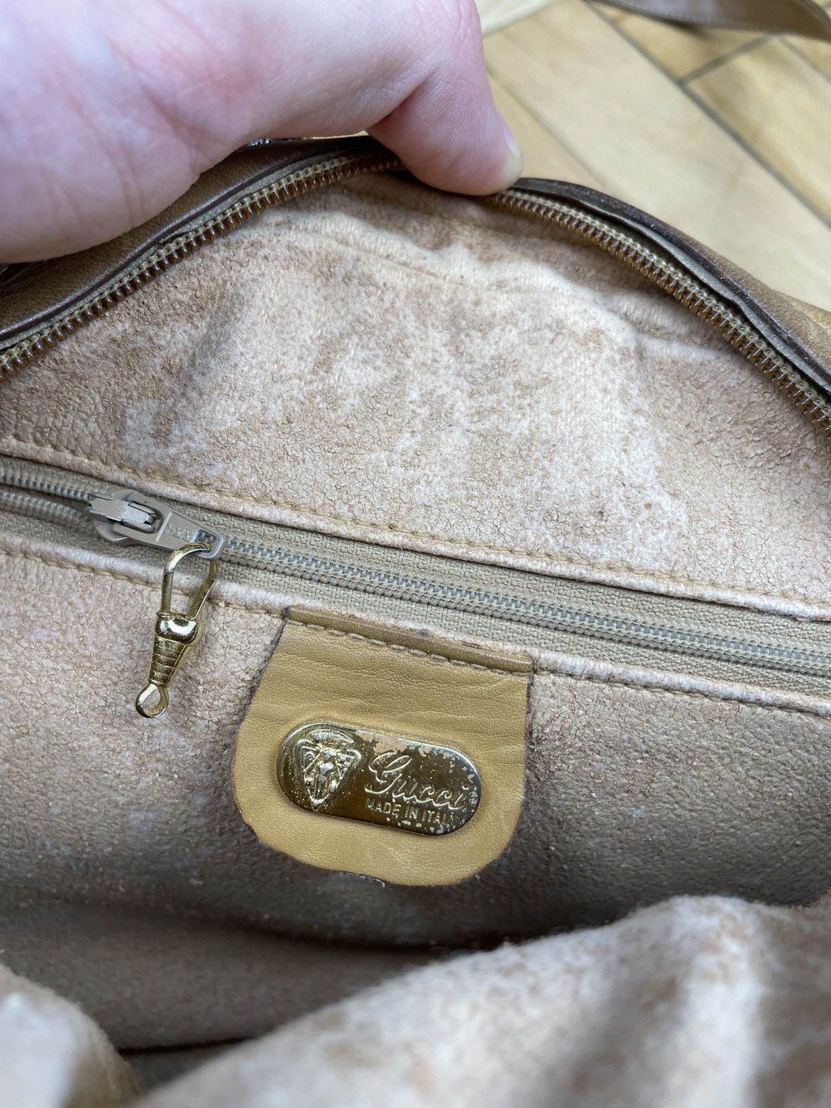 Gucci Gucci Monogram Shoulder Bag 1955 Vintage Size ONE SIZE - 16 Thumbnail