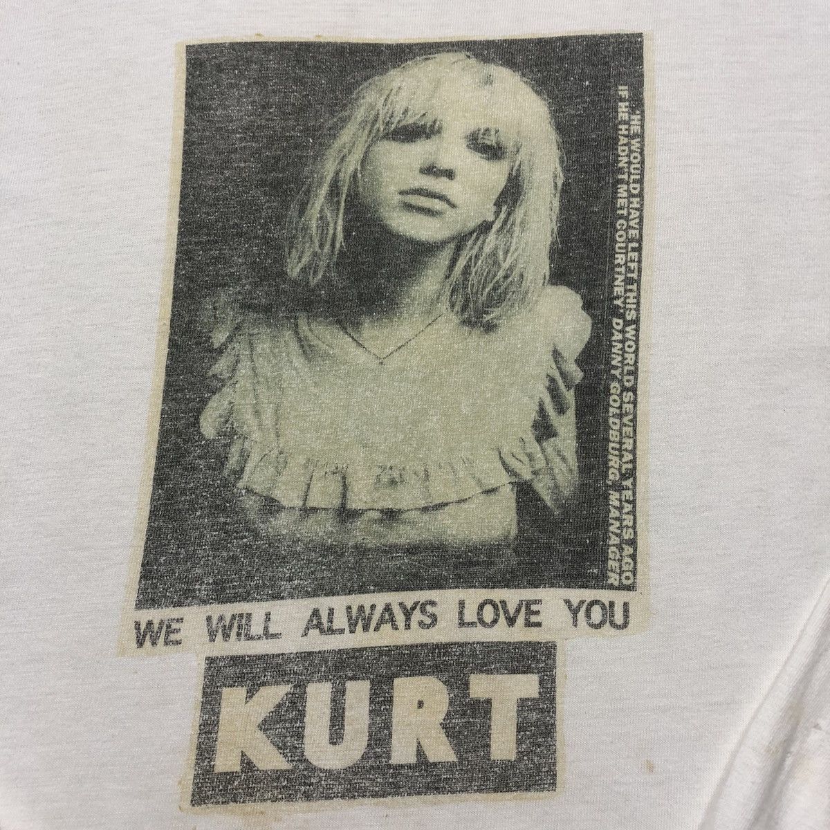 Band Tees × Nirvana Vtg Courtney Love We Will Always Love You Kurt Ls Tshirt Size US M / EU 48-50 / 2 - 4 Thumbnail