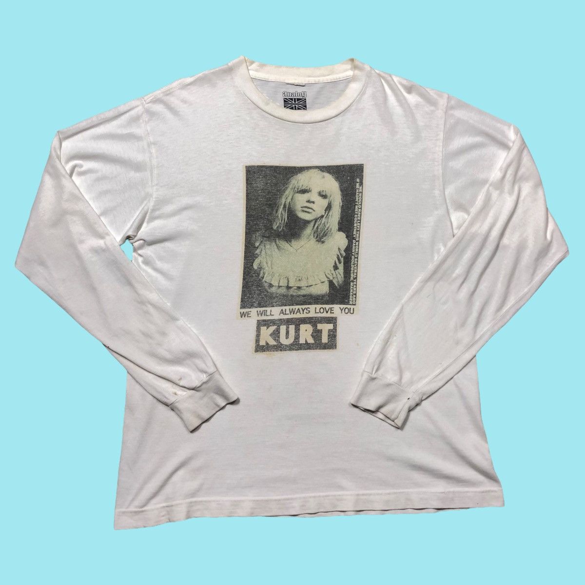 Band Tees × Nirvana Vtg Courtney Love We Will Always Love You Kurt Ls Tshirt Size US M / EU 48-50 / 2 - 2 Thumbnail