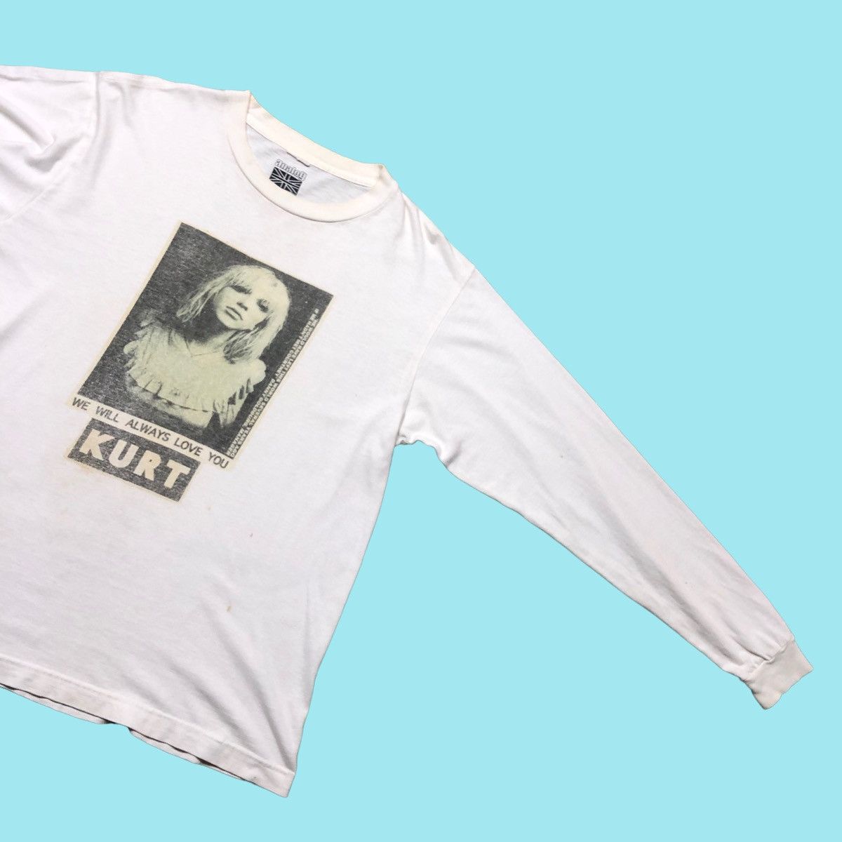 Band Tees × Nirvana Vtg Courtney Love We Will Always Love You Kurt Ls Tshirt Size US M / EU 48-50 / 2 - 9 Thumbnail